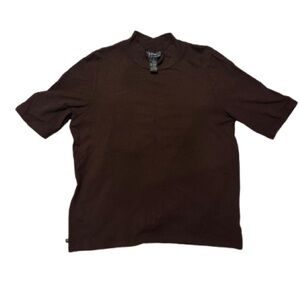 Lauren Ralph Lauren Chocolate Knit Top